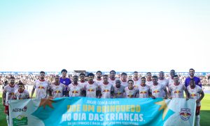 Jogadores do Red Bull Bragantino. (Foto: Ari Ferreira/Red Bull Bragantino)