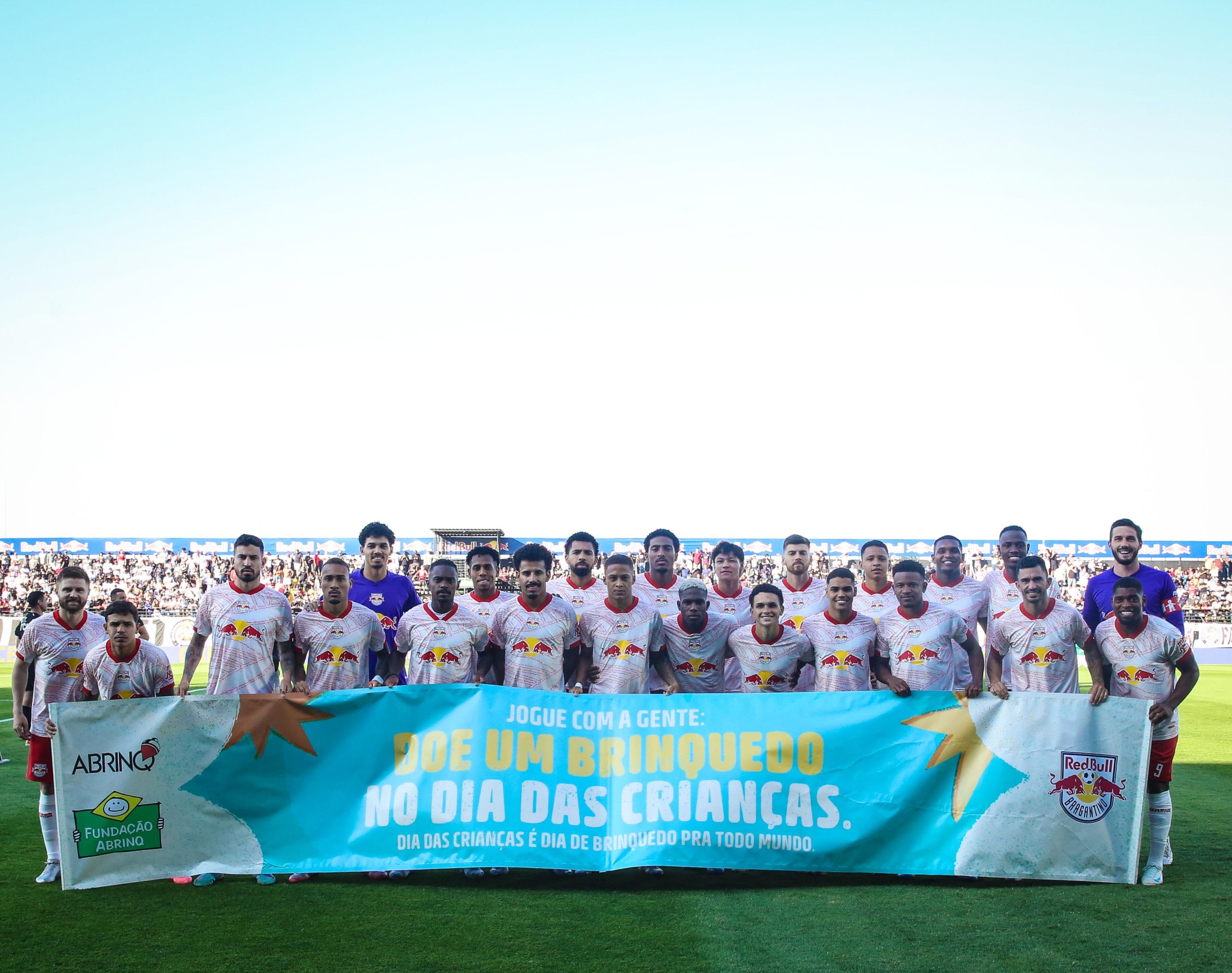 Jogadores do Red Bull Bragantino. (Foto: Ari Ferreira/Red Bull Bragantino)