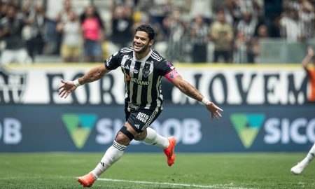 Hulk marcou o 113º gol dele com a camisa atleticana. Foto: Pedro Souza|Atlético-MG