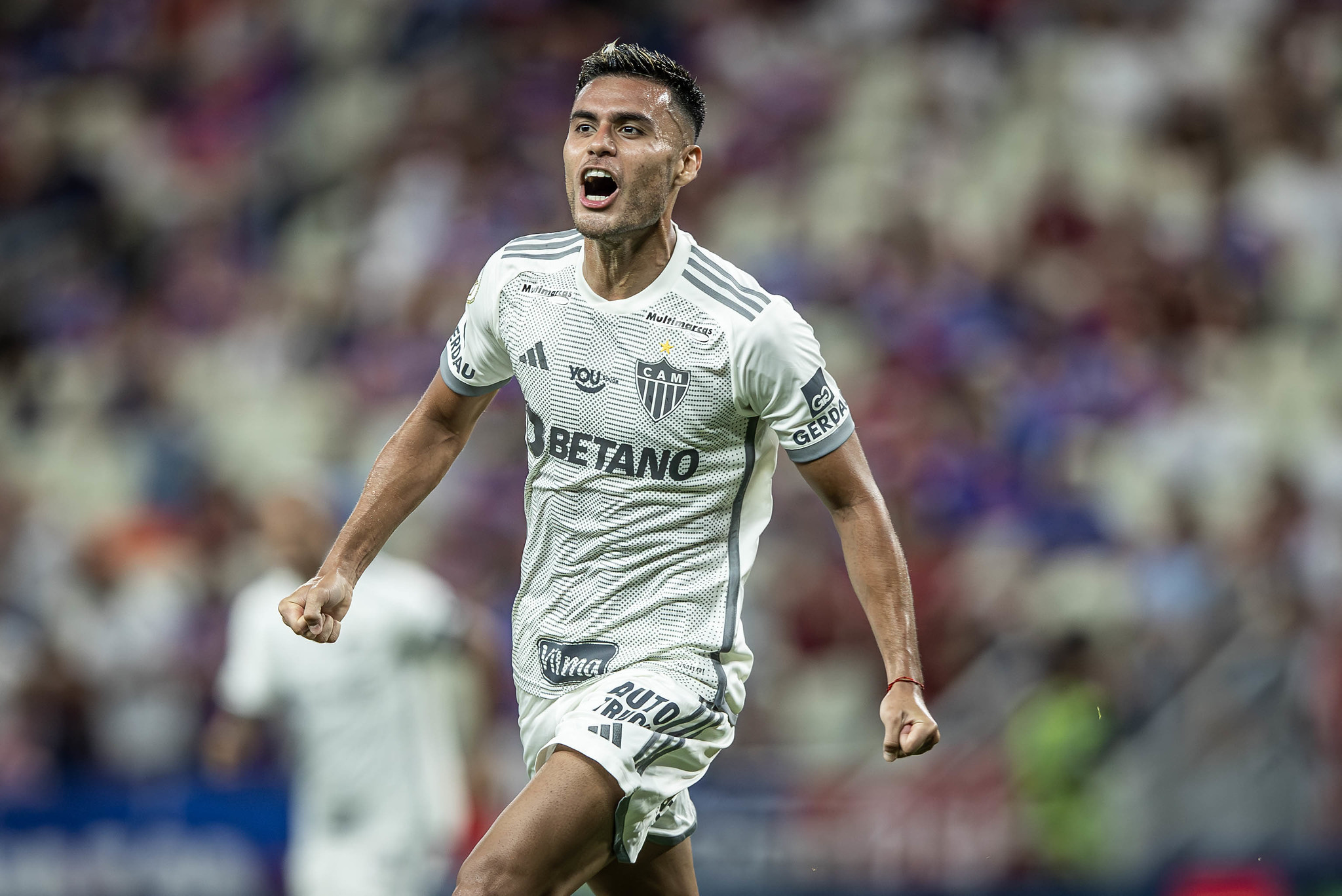 Fausto Vera fez o gol do Atlético-MG. (Foto: Pedro Souza / Atlético)