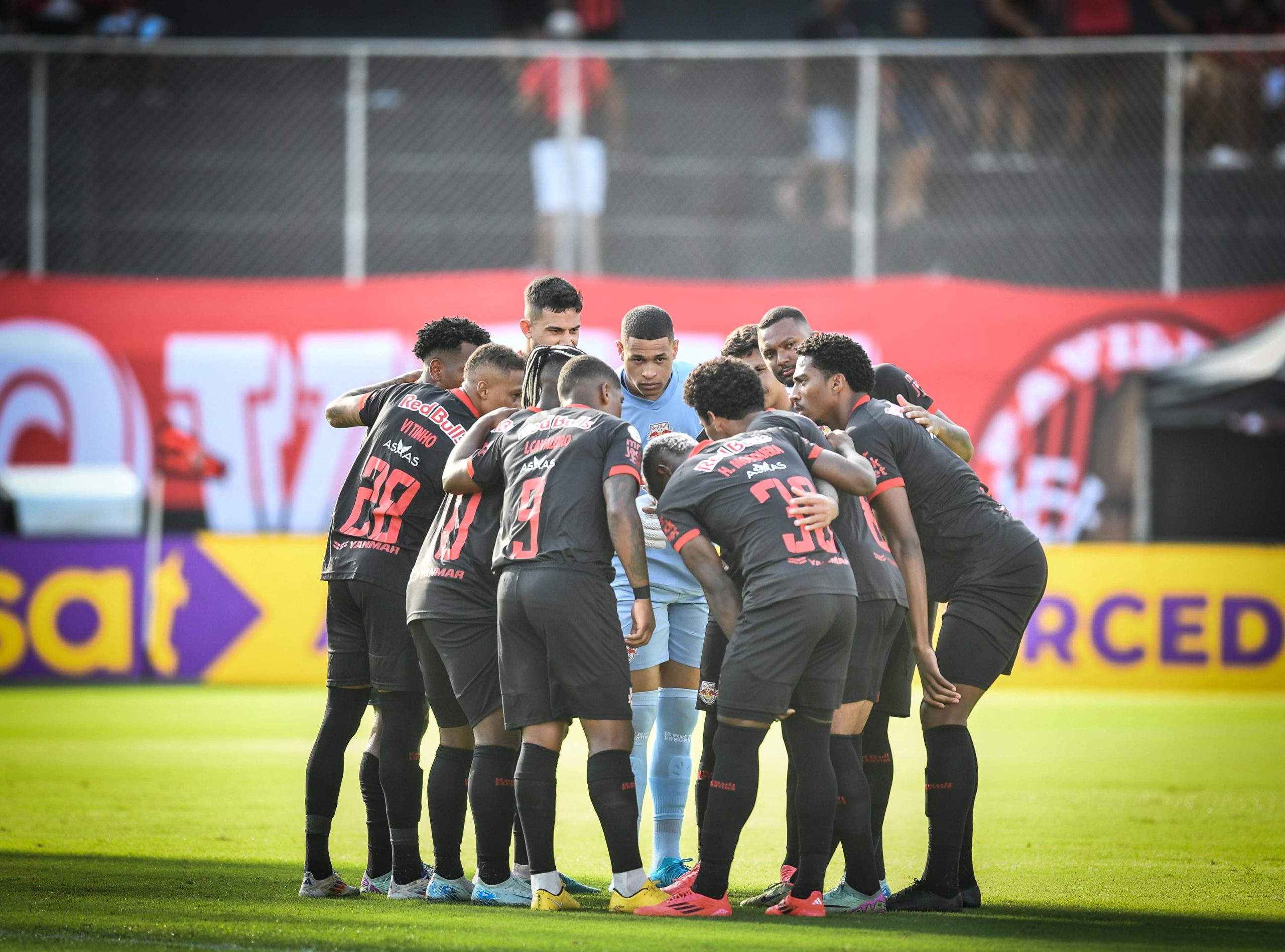 Jogadores do Red Bull Bragantino. (Foto: Ari Ferreira/Red Bull Bragantino)