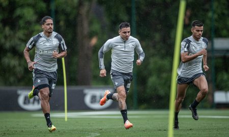 Atlético-MG inicia preparação para o confronto contra o River Plate pela semifinal da Copa Libertadores da Améroica. Foto: Pedro Souza | Atlético-MG