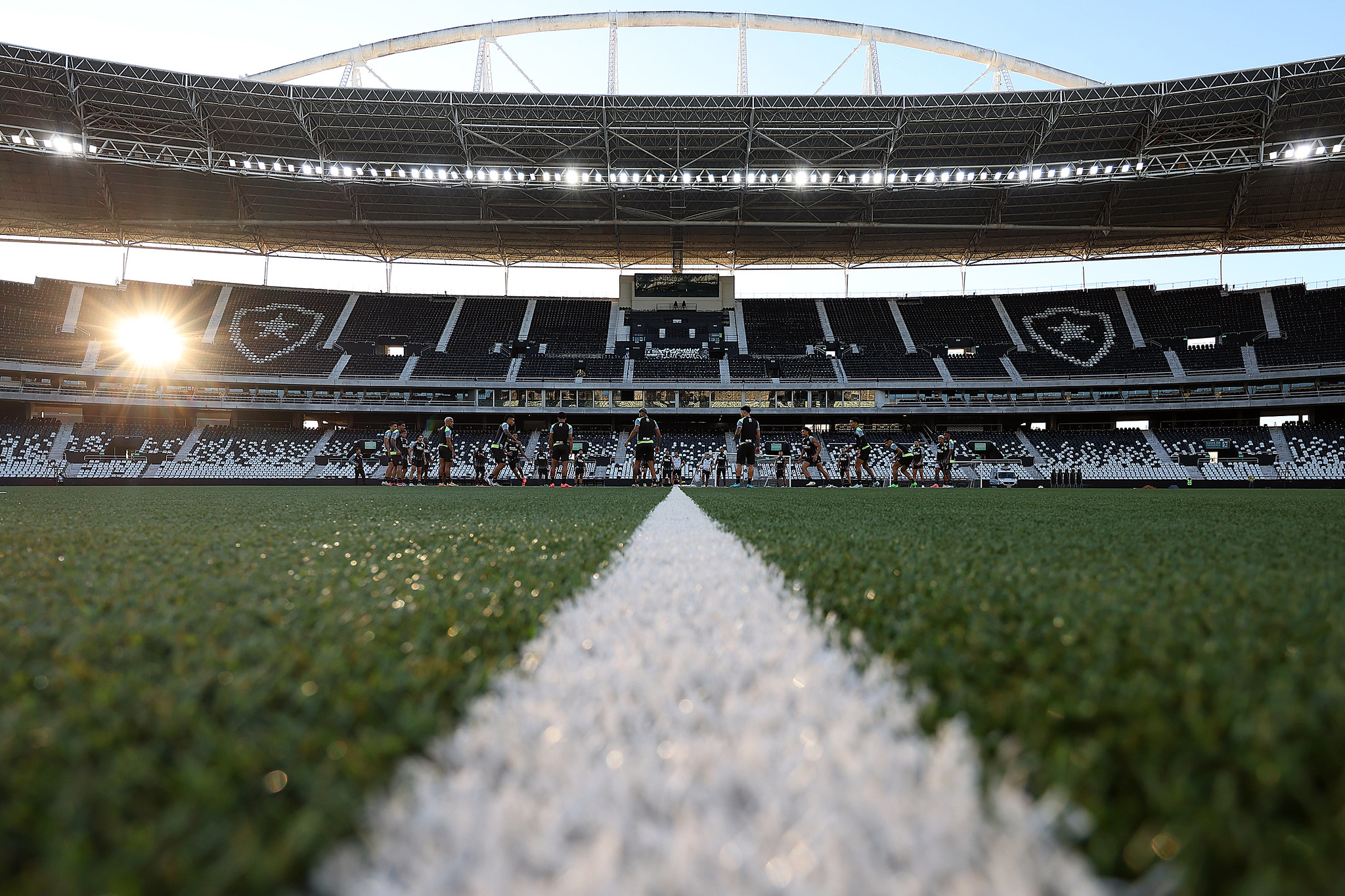 Treino do Botafogo. (Foto: Vitor Silva/Botafogo)