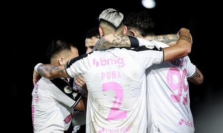 Jogadores do Vasco comemoram gol contra o Cuiabá (Foto: Matheus Lima/Vasco)