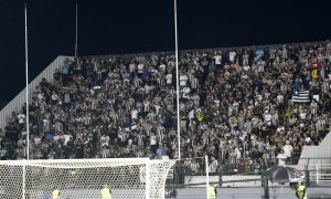 Torcida visitante do Botafogo. (Foto: Vitor Silva/Botafogo)