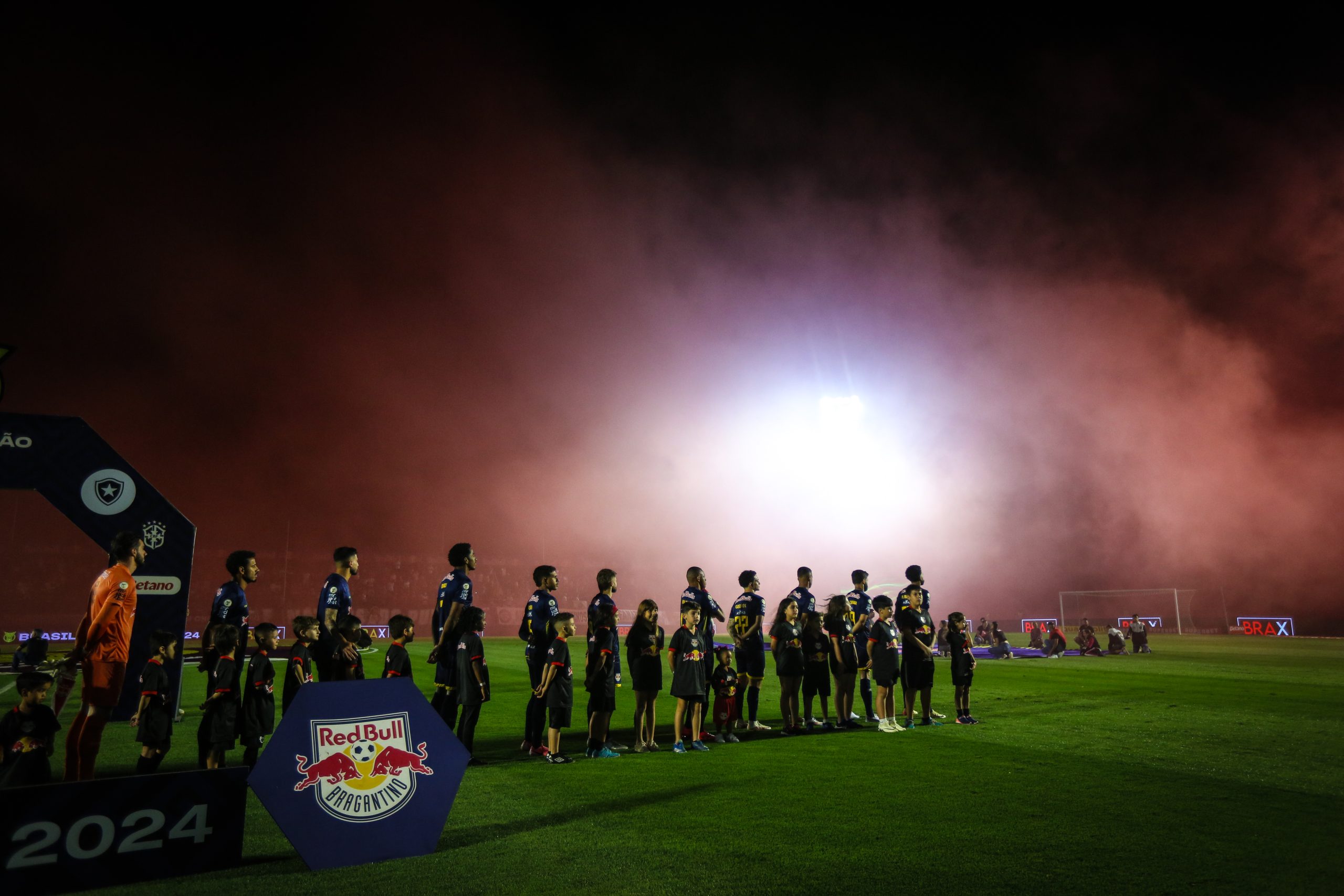 Jogadores do Red Bull Bragantino. (Foto: Ari Ferreira/Red Bull Bragantino)