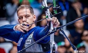 Marcus D’Almeida conquista o bronze na final da Copa do Mundo de Tiro com Arco (Foto: Reprodução/World Archery)