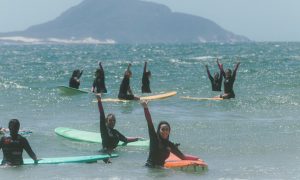 Evento de surfe em Santa Catarina. (Foto: Divulgação/Surftrip)