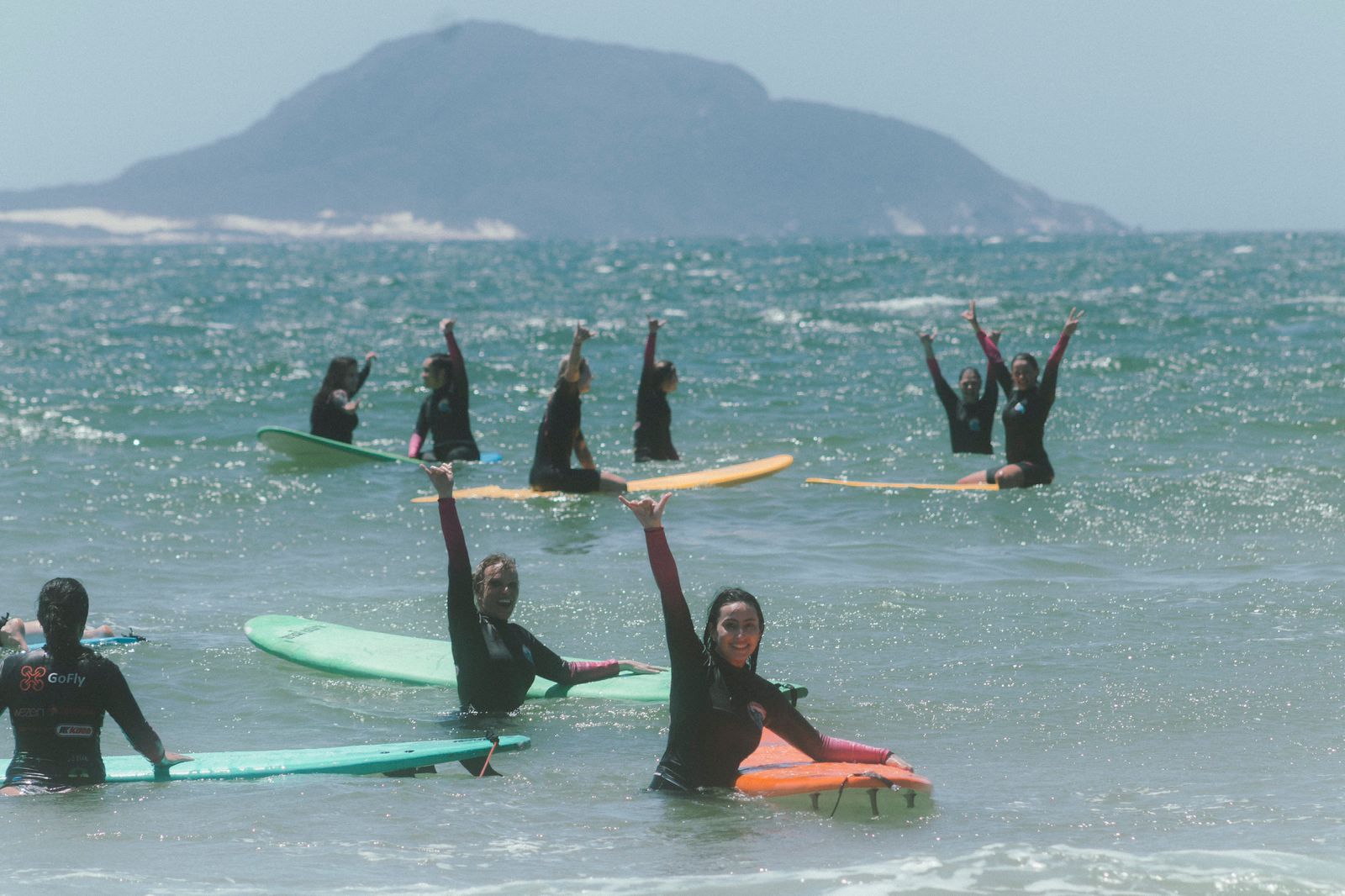 Evento de surfe em Santa Catarina. (Foto: Divulgação/Surftrip)