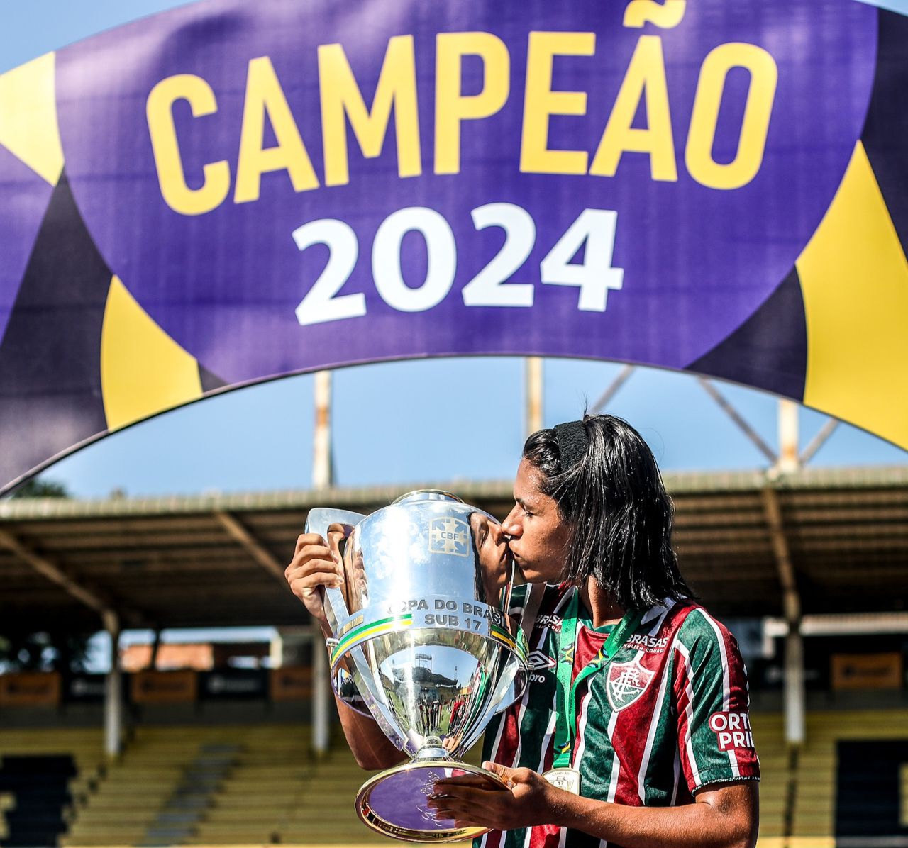 Arthur Ryan foi campeão pelo Fluminense da Copa do Brasil Sub-17 (Foto: Betinho Junior/Arquivo pessoal)