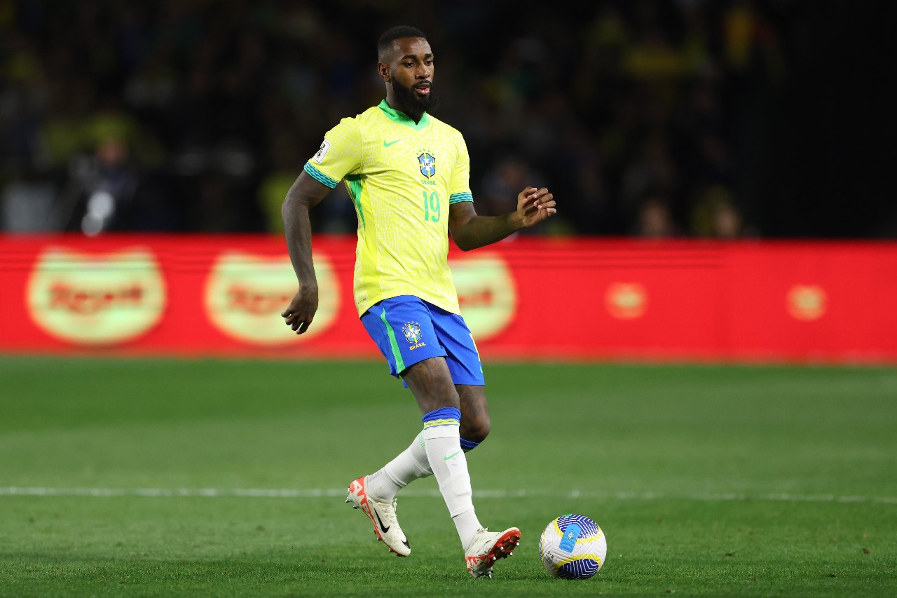 Gerson atuando pela seleção. Foto: Lucas Figueiredo/Getty Images