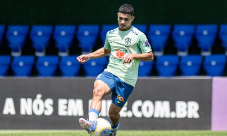 Kauan Rodrigues, do Fortaleza, comemora convocação para a Seleção Brasileira Sub-20: 'muito feliz' (Foto: Divulgação/CBF)