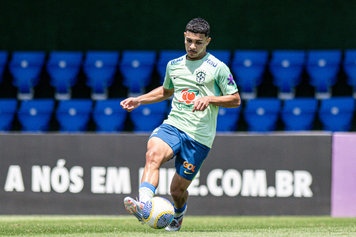 Kauan Rodrigues, do Fortaleza, comemora convocação para a Seleção Brasileira Sub-20: 'muito feliz' (Foto: Divulgação/CBF)