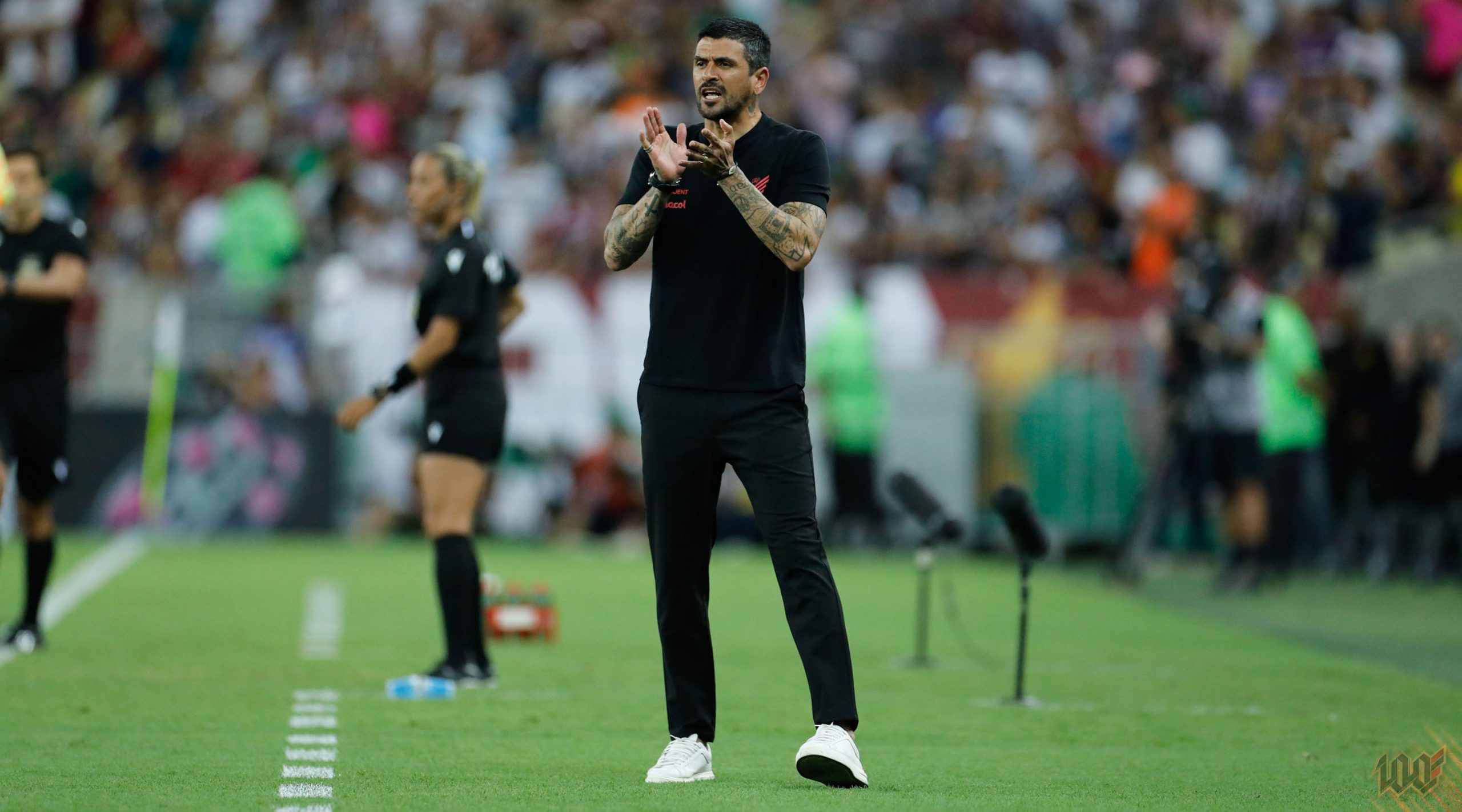 Lucho lamenta derrota do Athletico e afirma: 'está faltando ser mais eficaz' (Foto: José Tramontin/Athletico)