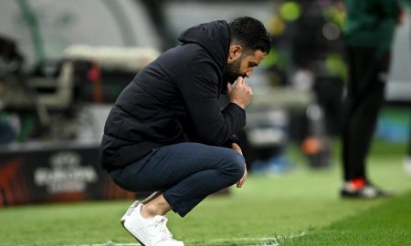 Rúben Amorim pensando. (Foto: Octavio Passos/Getty Images)