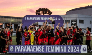 Athletico é pentacampeão do Paranaense Feminino (Foto: Divulgação/Federação Paranaense de Futebol)