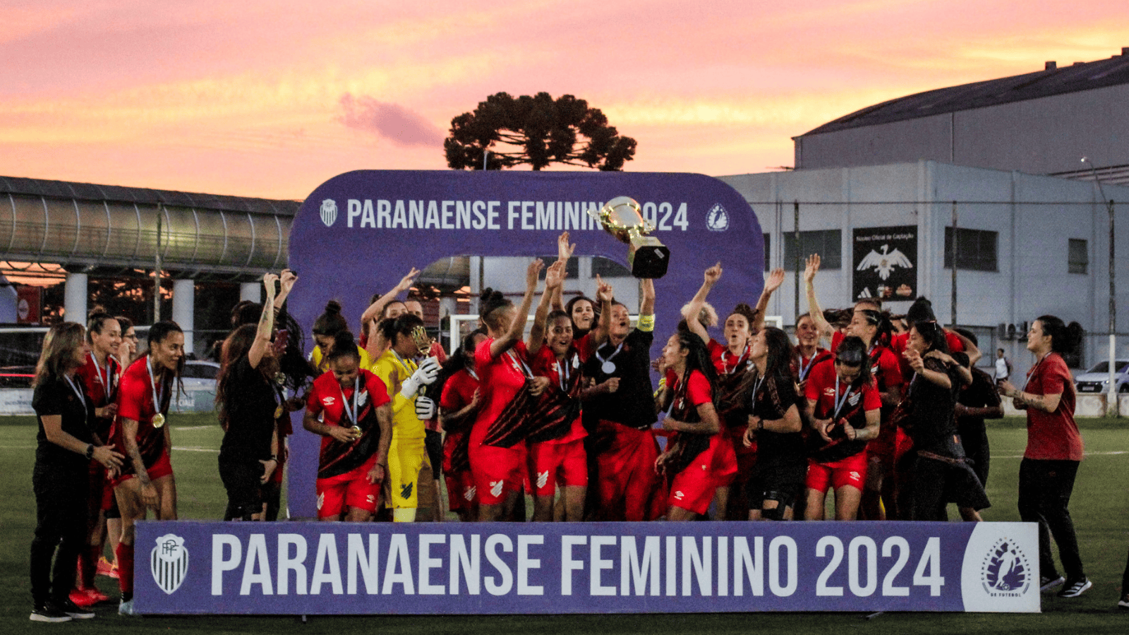 Athletico é pentacampeão do Paranaense Feminino (Foto: Divulgação/Federação Paranaense de Futebol)