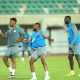 Seleção da Nigéria durante treino. (Foto: Divulgação/X/@SuperEagles)