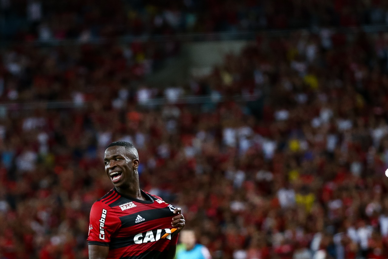 Vinicius Jr no Flamengo (Buda Mendes/Getty Images)