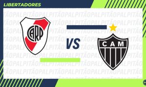 Atlético-MG visita o River Plate pela Libertadores. (Arte: ENM)