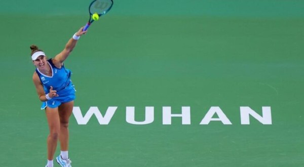 Bia Haddad em Wuhan (Foto: Wuhan Open)