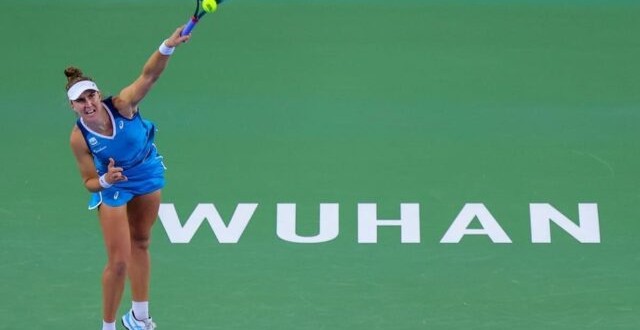 Bia Haddad em Wuhan (Foto: Wuhan Open/CFP)