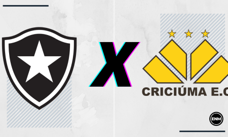 Botafogo x Criciúma. Arte: ENM