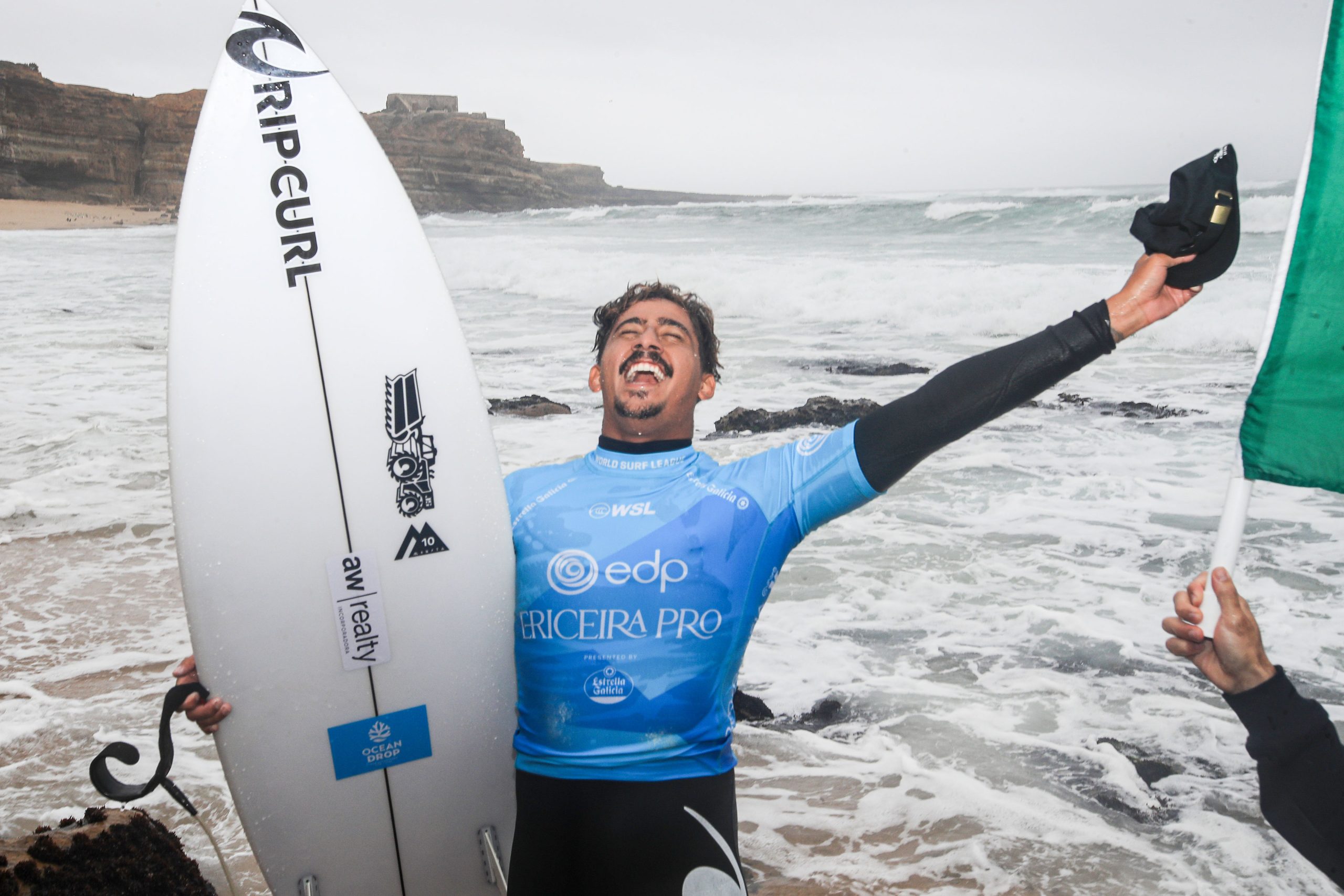 Samuel Pupo vence WSL em Ericeira. (Foto: Masurel / WSL)