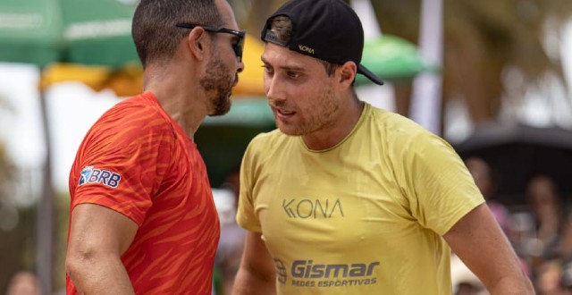 Daniel Schmitt de amarelo e Thales de vermelho (Foto: Divulgação)