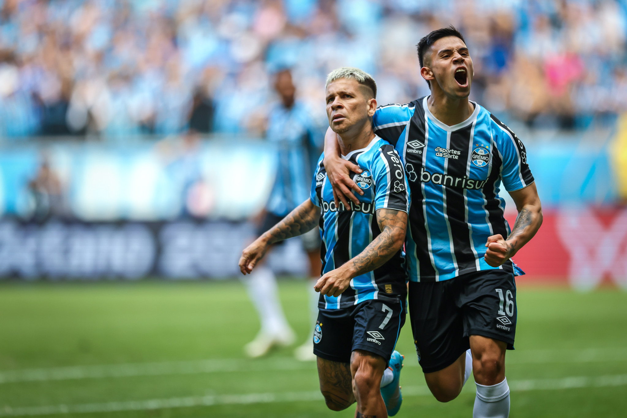 Grêmio venceu o Atlético-GO (Foto: Divulgação / Grêmio)