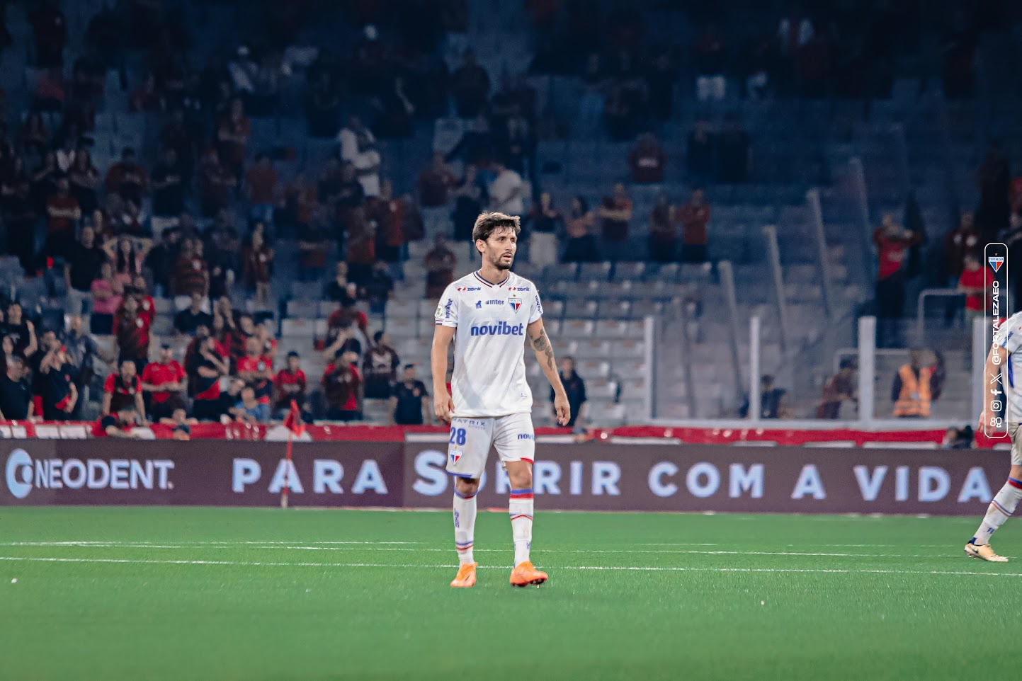 Pedro Augusto em ação pelo Fortaleza. (Foto: Matheus Amorim/Fortaleza EC)