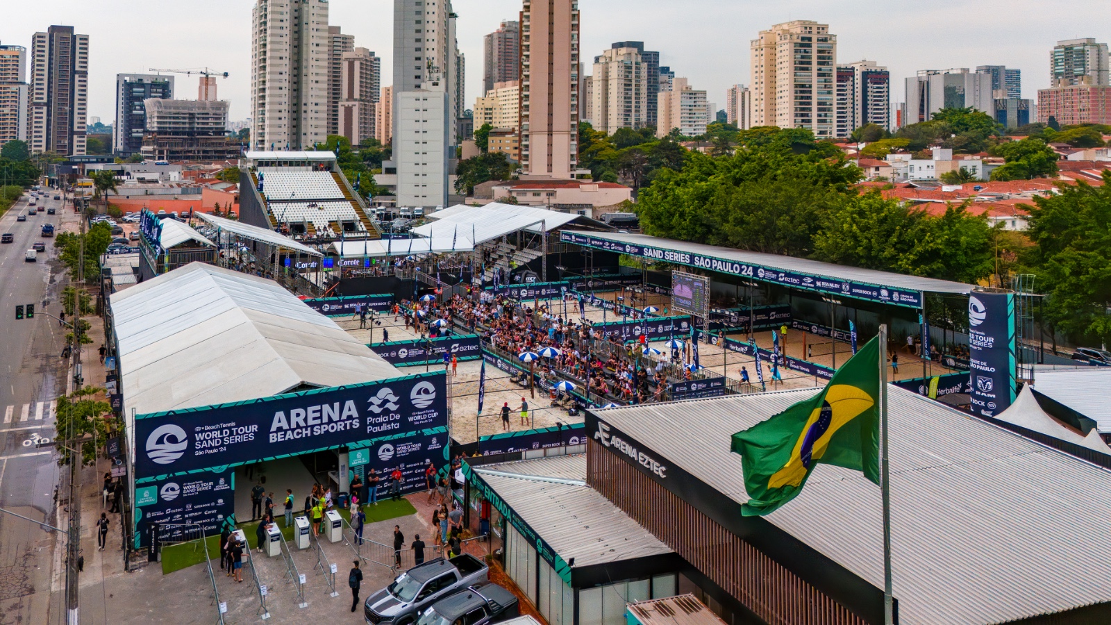 Local de disputa em São Paulo (Foto: @workaholicris)