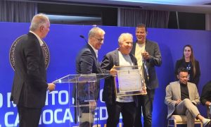 Zico foi um dos homenageados