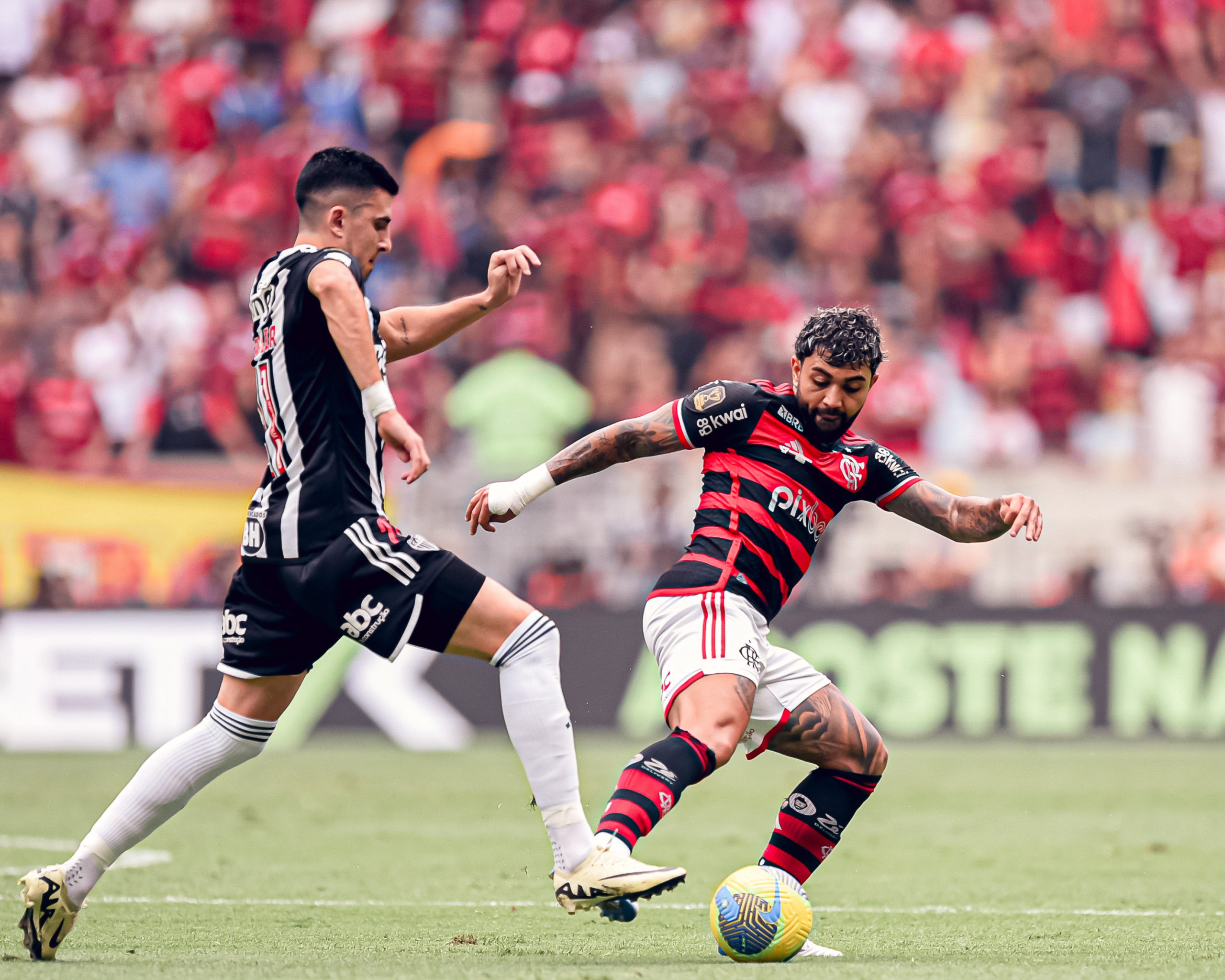 Flamengo e Atlético-MG ficam frente a frente em mais uma partida decisiva (Foto: Paula Reis / Flamengo)