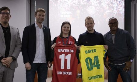 Delegação do Bayer Leverkusen visita Câmara Brasil-Alemanha