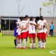 Jogadores do time sub-20 do Red Bull Bragantino. (Foto: Fernando Roberto/Red Bull Bragantino)