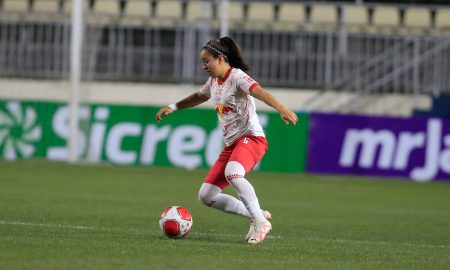 Danna, jogadora das Bragantinas. (Foto: Fernando Roberto/Red Bull Bragantino)