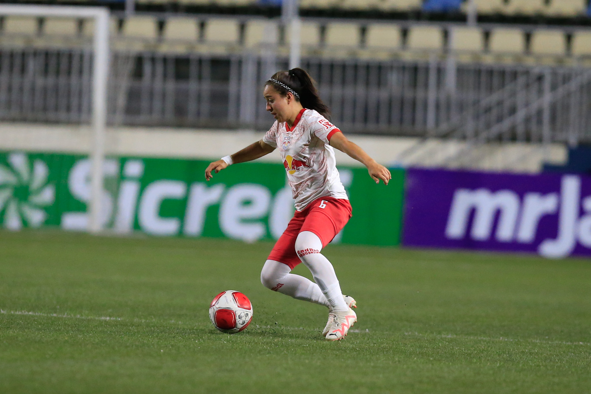 Danna, jogadora das Bragantinas. (Foto: Fernando Roberto/Red Bull Bragantino)