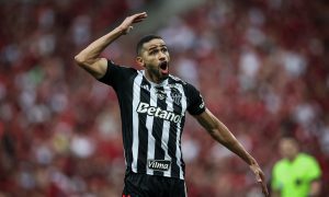 Alan Kardec fez o gol do Atlético-MG contra o Flamengo. (Foto: Pedro Souza/Atlético)