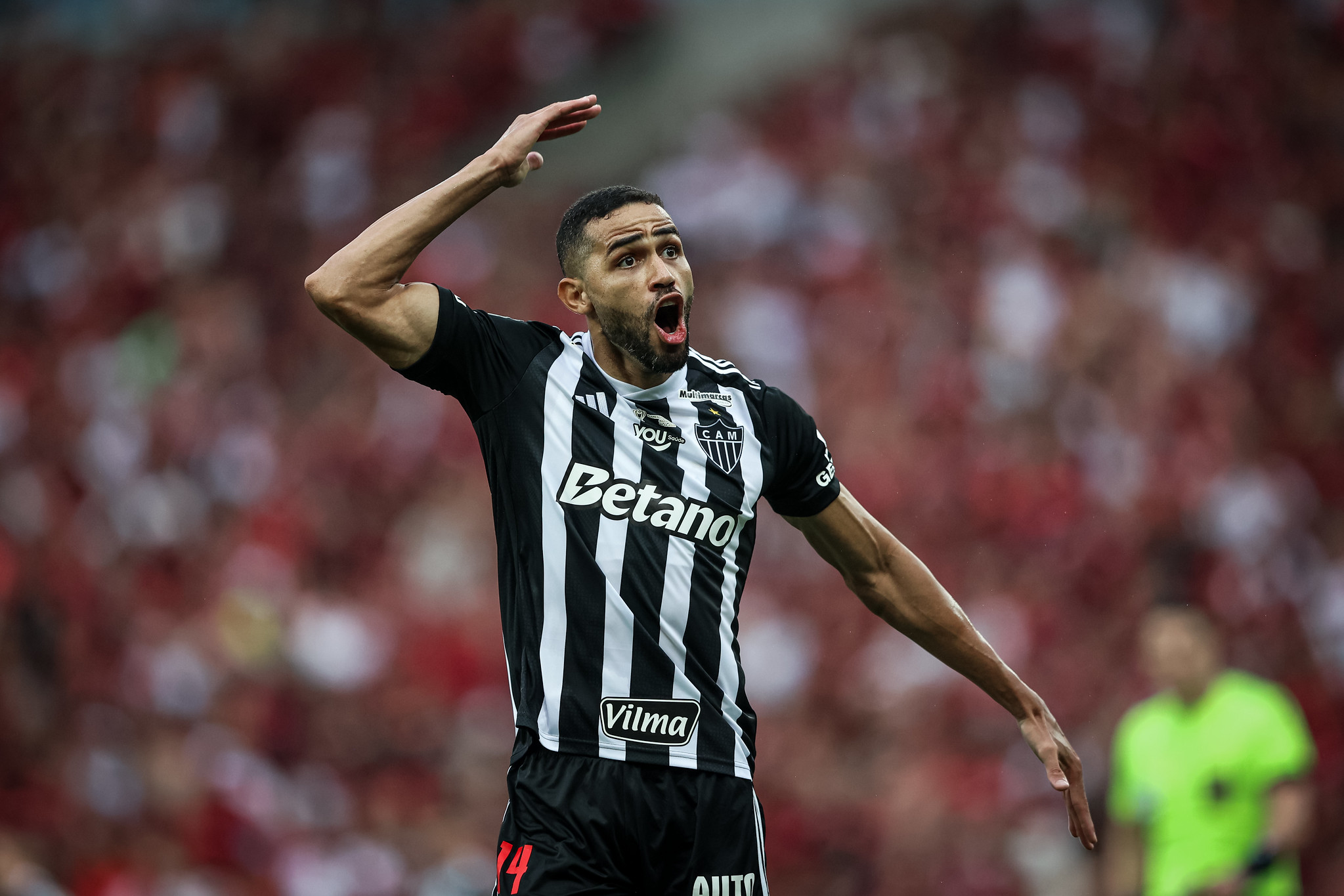 Alan Kardec fez o gol do Atlético-MG contra o Flamengo. (Foto: Pedro Souza/Atlético)