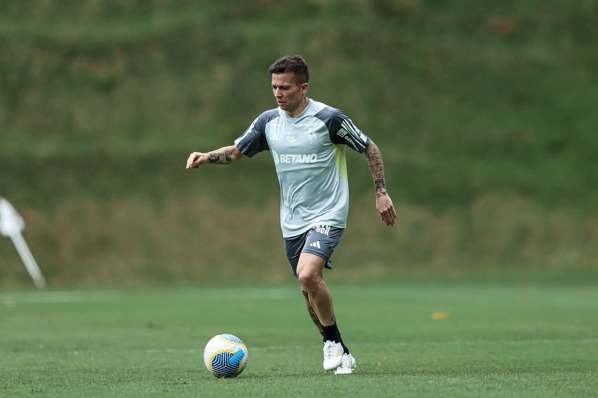 Bernard deve jogar pelo Atlético-MG. (Foto: Pedro Souza/Atlético)