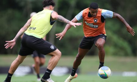 Treino Botafogo nesta quinta-feira (Foto: Vítor Silva/Botafogo)