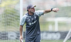 Gabriel Milito comanda técnico na Cidade do Galo. Foto: Pedro Souza | Atlético-MG