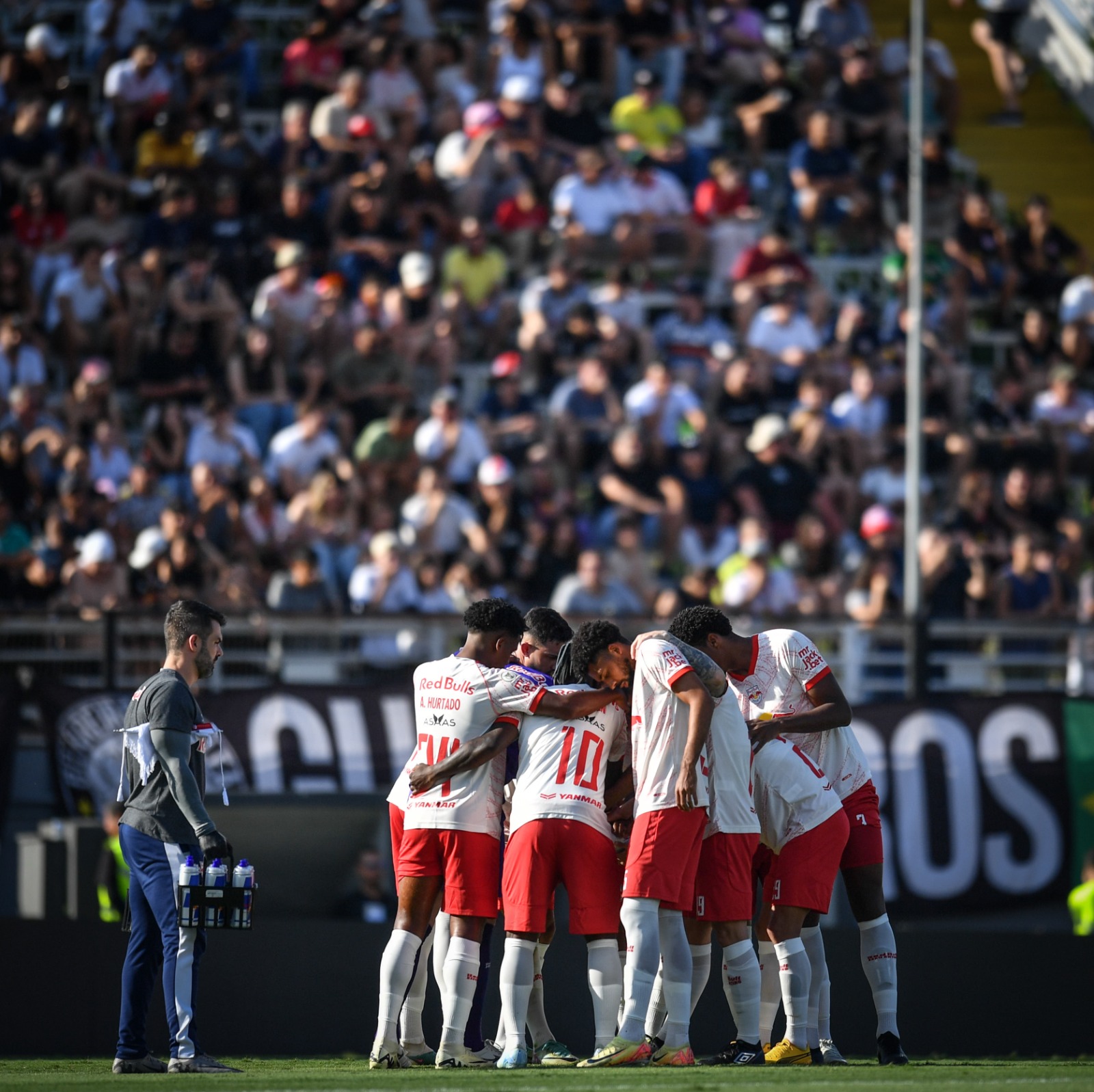 Jogadores do Red Bull Bragantino. (Foto: Ari Ferreira/Red Bull Bragantino)