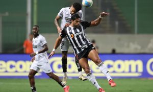 Partida entre Botafogo e Atlético Mineiro (Foto: Vítor SIlva/Botafogo)