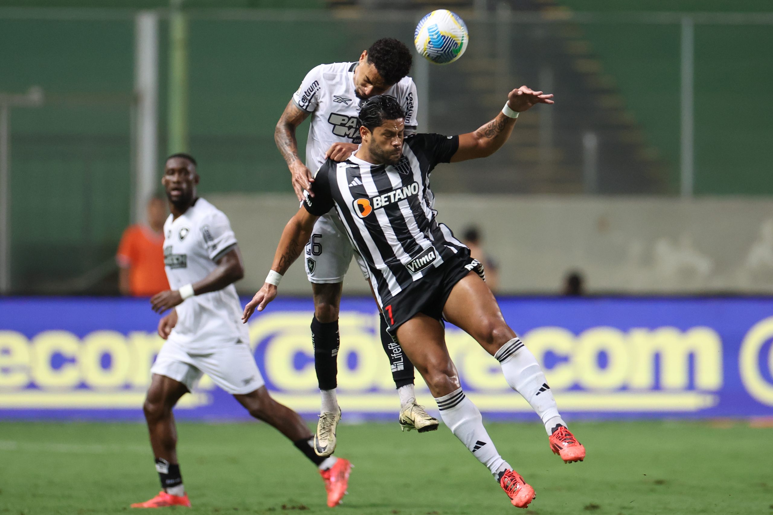 Partida entre Botafogo e Atlético Mineiro (Foto: Vítor SIlva/Botafogo)