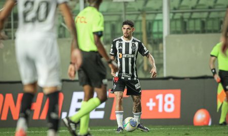 Rubens foi expulso contra o Botafogo. (Foto: Pedro Souza/Atlético)