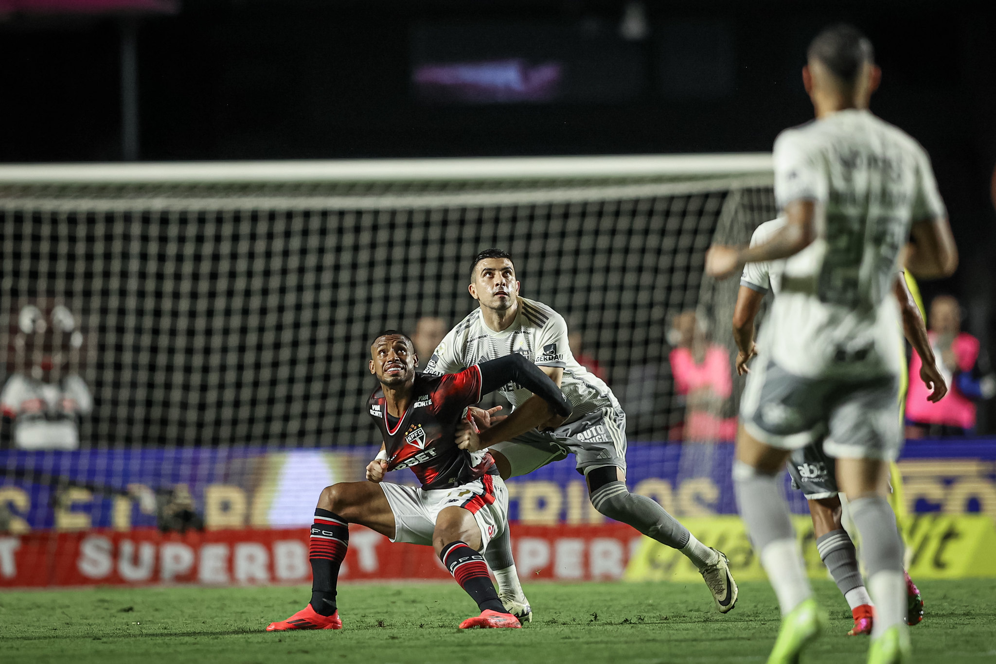 Atlético-MG empata com o São Paulo. (Foto: Pedro Souza/Atlético)