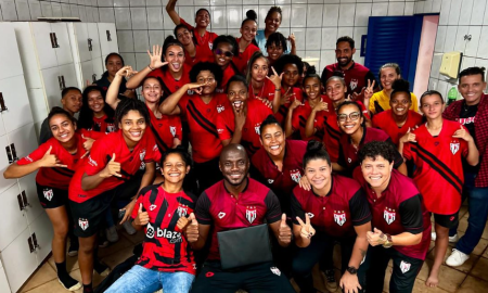 Dragão fica no segundo lugar do pódio no Goianão feminino (Reprodução: Atlético-GO)