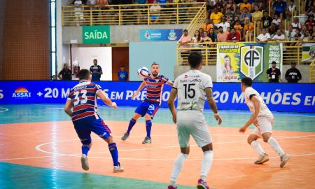 Apodi e Fortaleza empatam no jogo de ida da final do Brasileirão de Futsal (Foto: Francisco Anthony/FNFS)